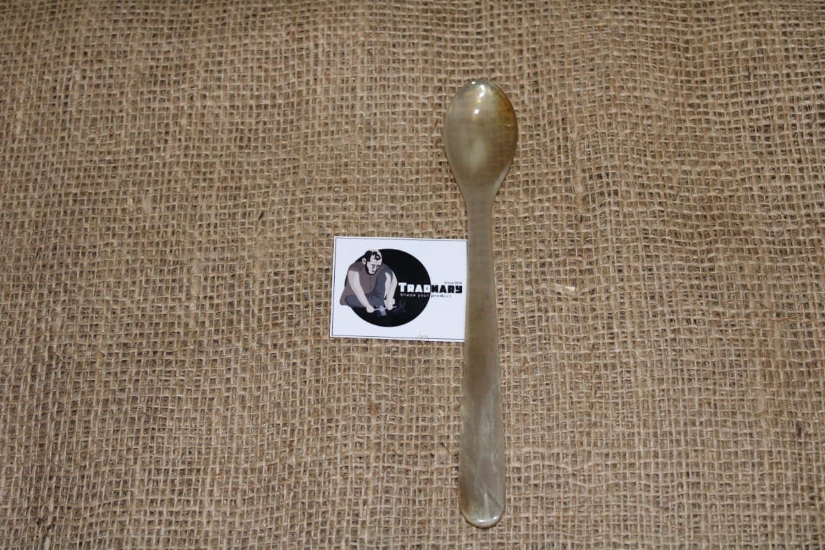 Lite Brown Horn Spoon