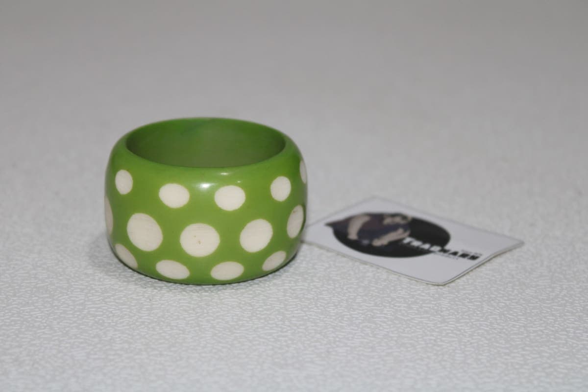 Carved Resin Napkin Ring