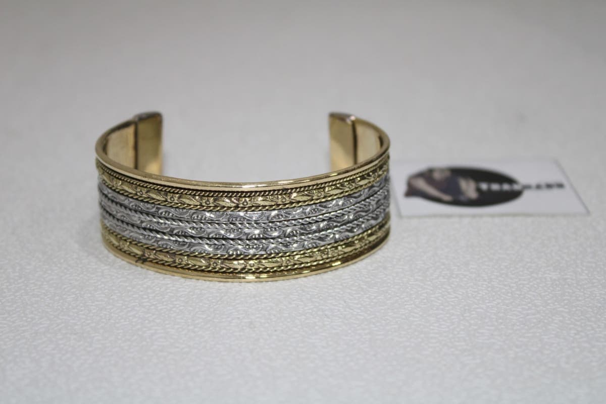 Silver Plating Brass Cuff
