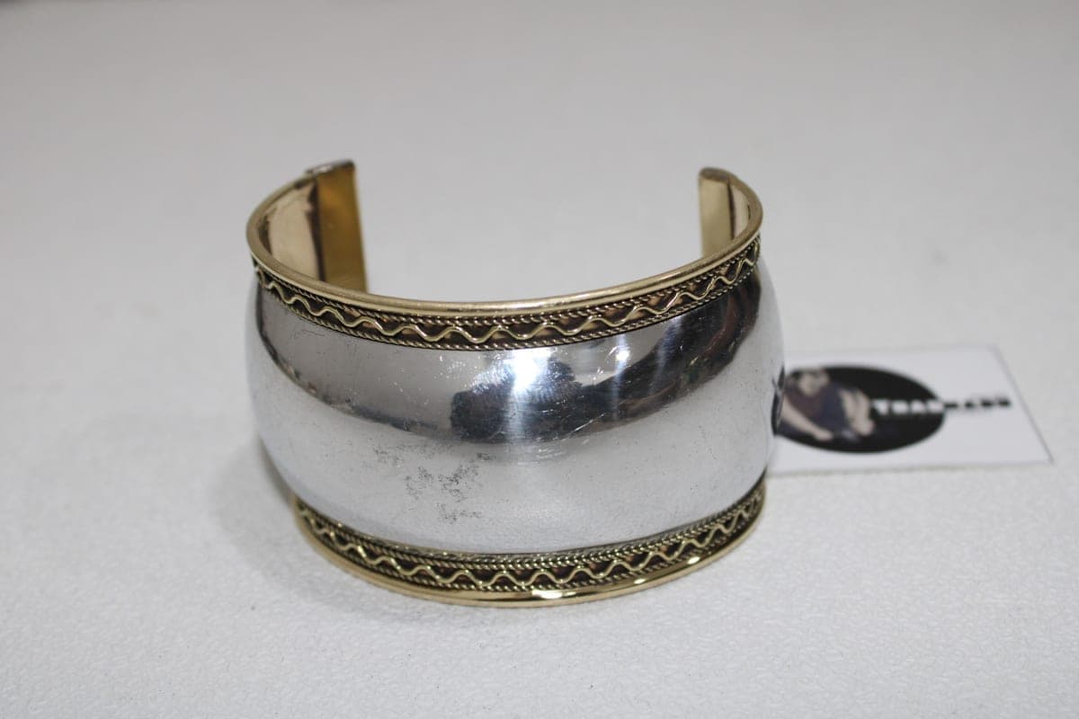  Brass Cuff With Iron