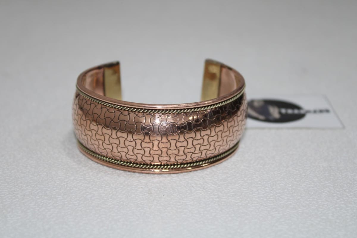 Etched Copper Cuff