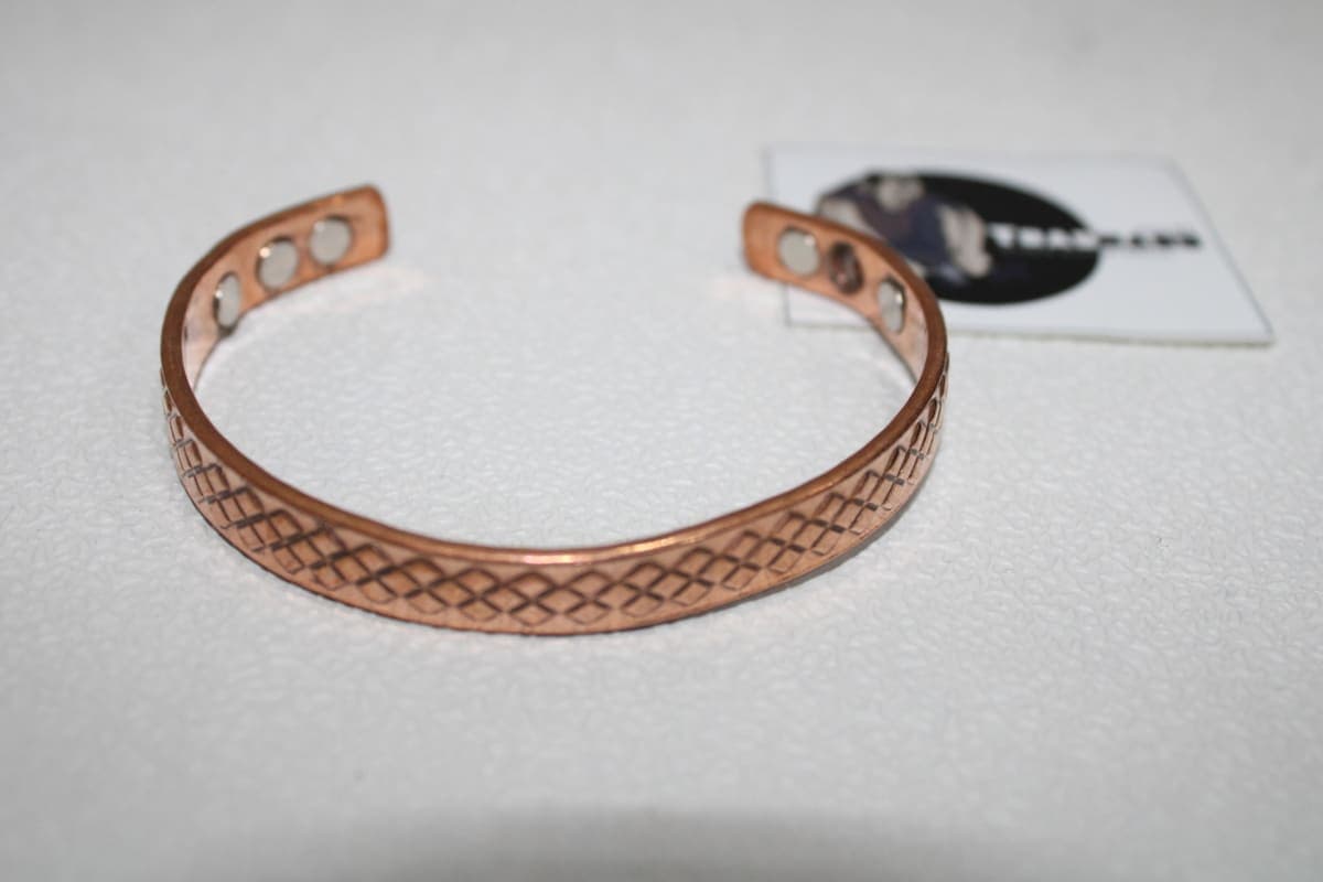 Pure Copper Cuff With Magnet