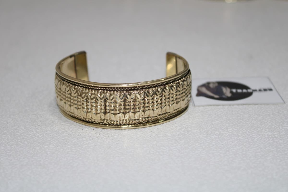 Fancy Design Brass Cuff