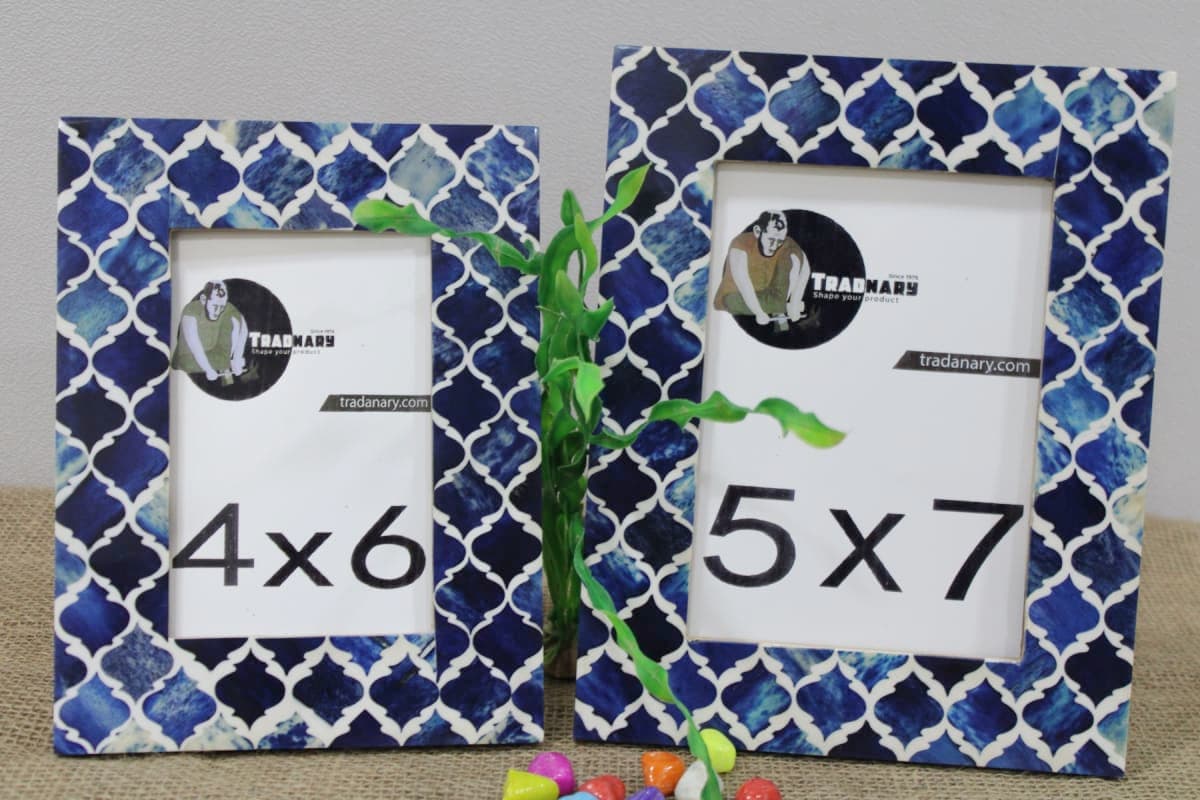 Blue Bone Photo Frame 