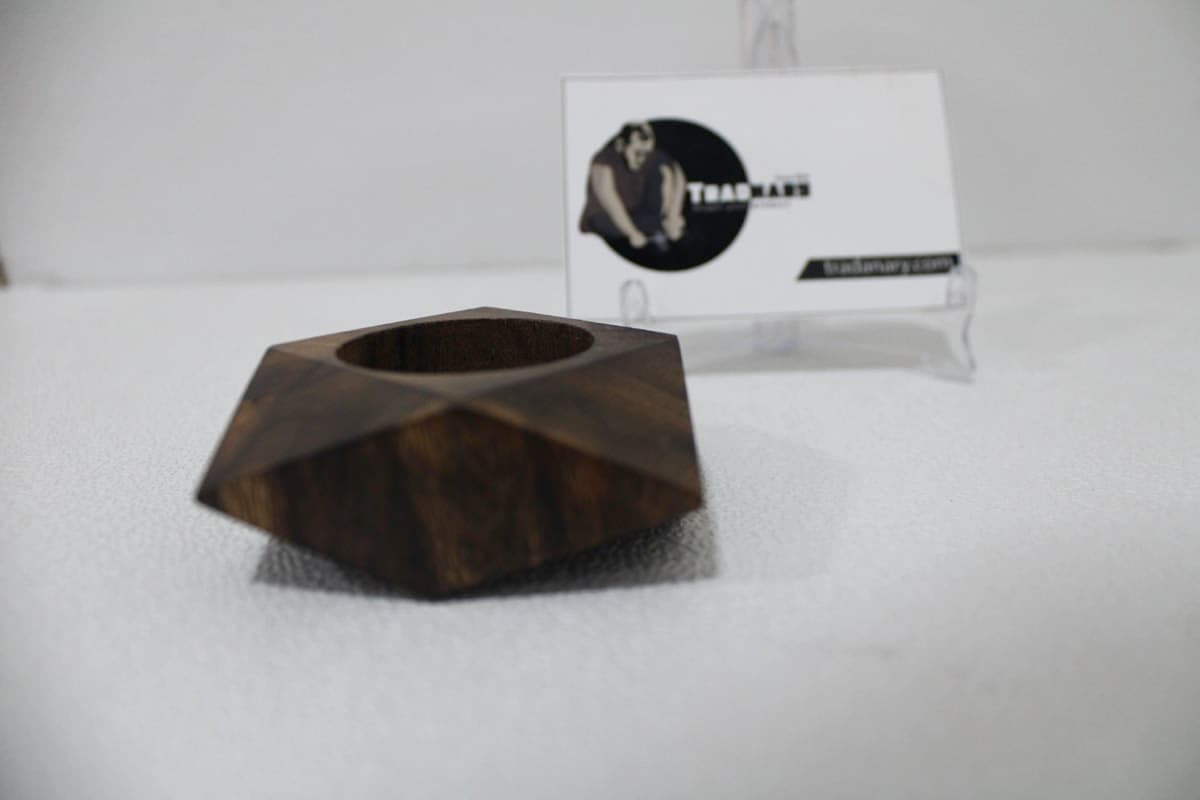 Dark Brown Wood Napkin RinG