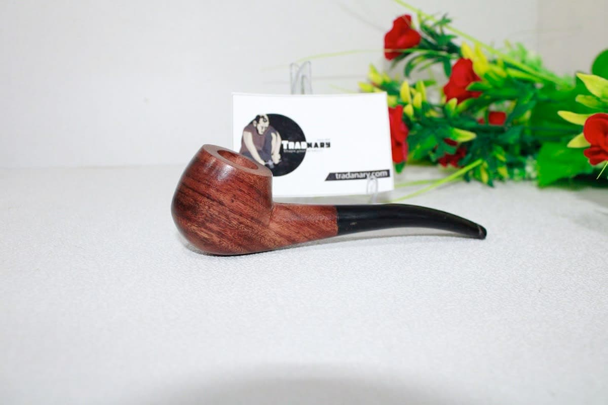 Brown & Black Wooden Smoking Pipe 