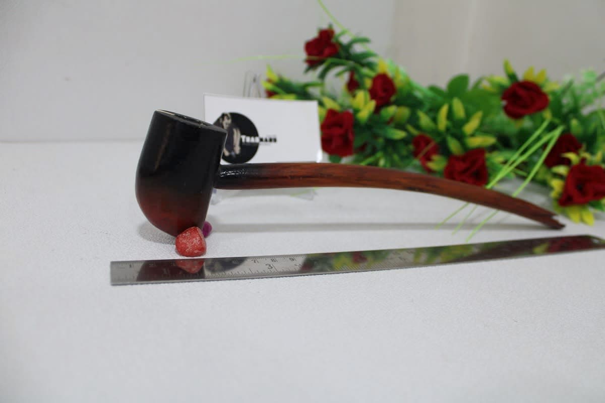 Churchwarden Pot Design Wooden Smoking Pipe 