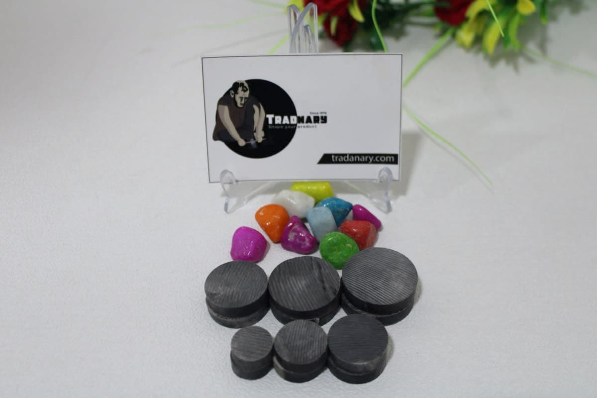 Black Natural Horn Button's Blank  