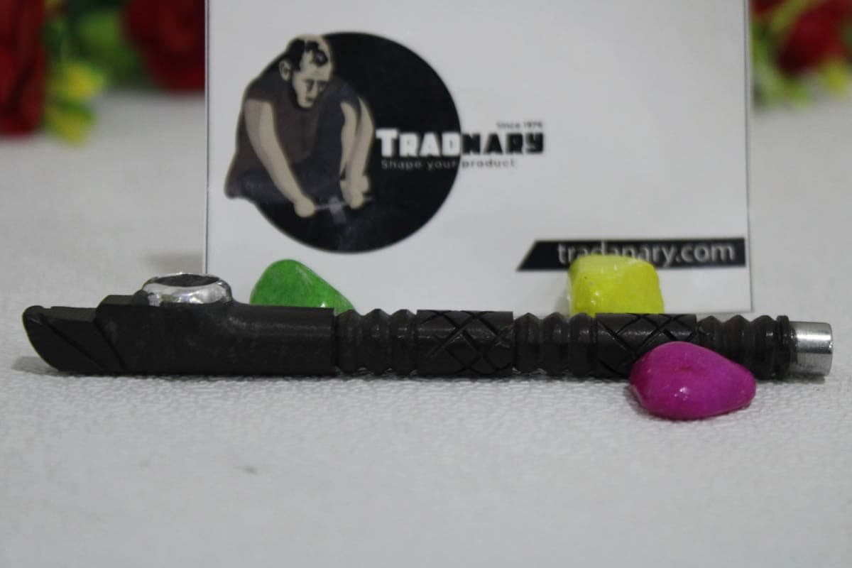 Black Wood Dokha Pipe