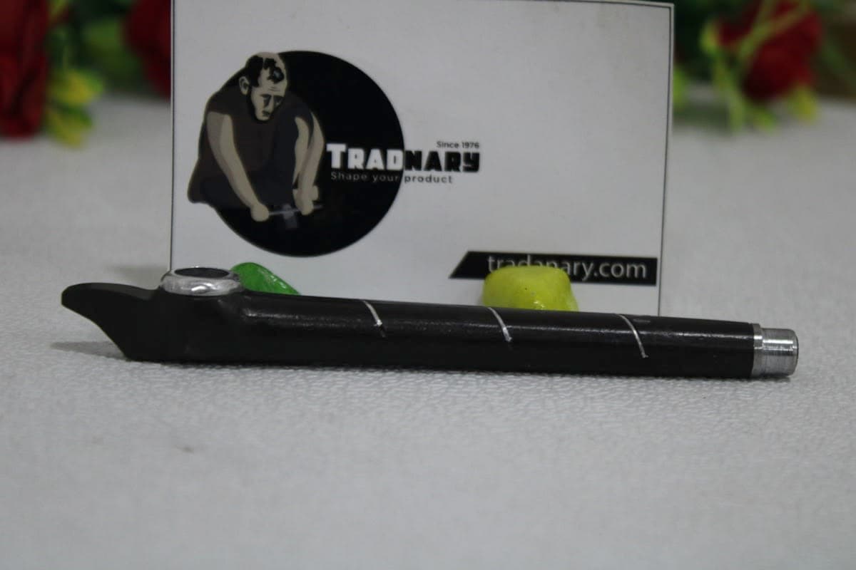 Black Wood Dokha Pipe