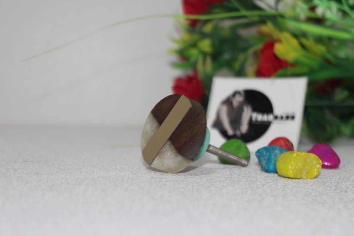 Wood & Resin & Brass