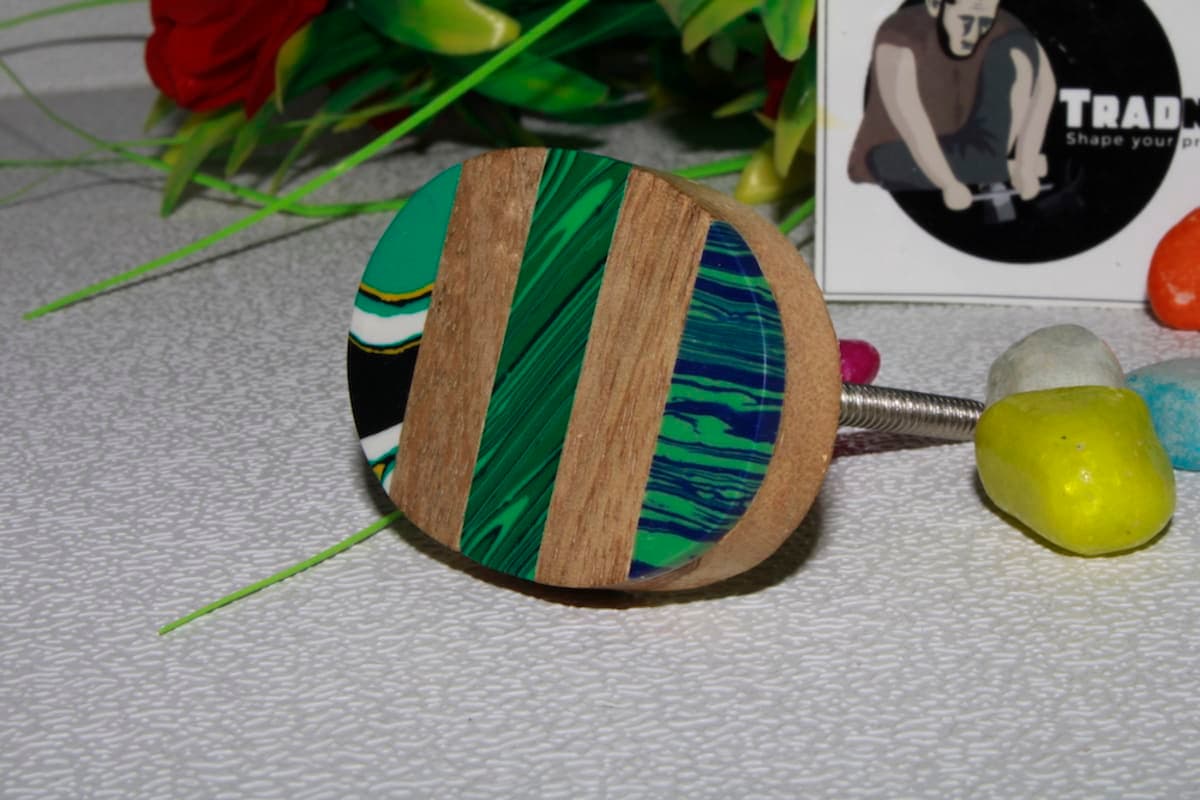 Resin wood oval