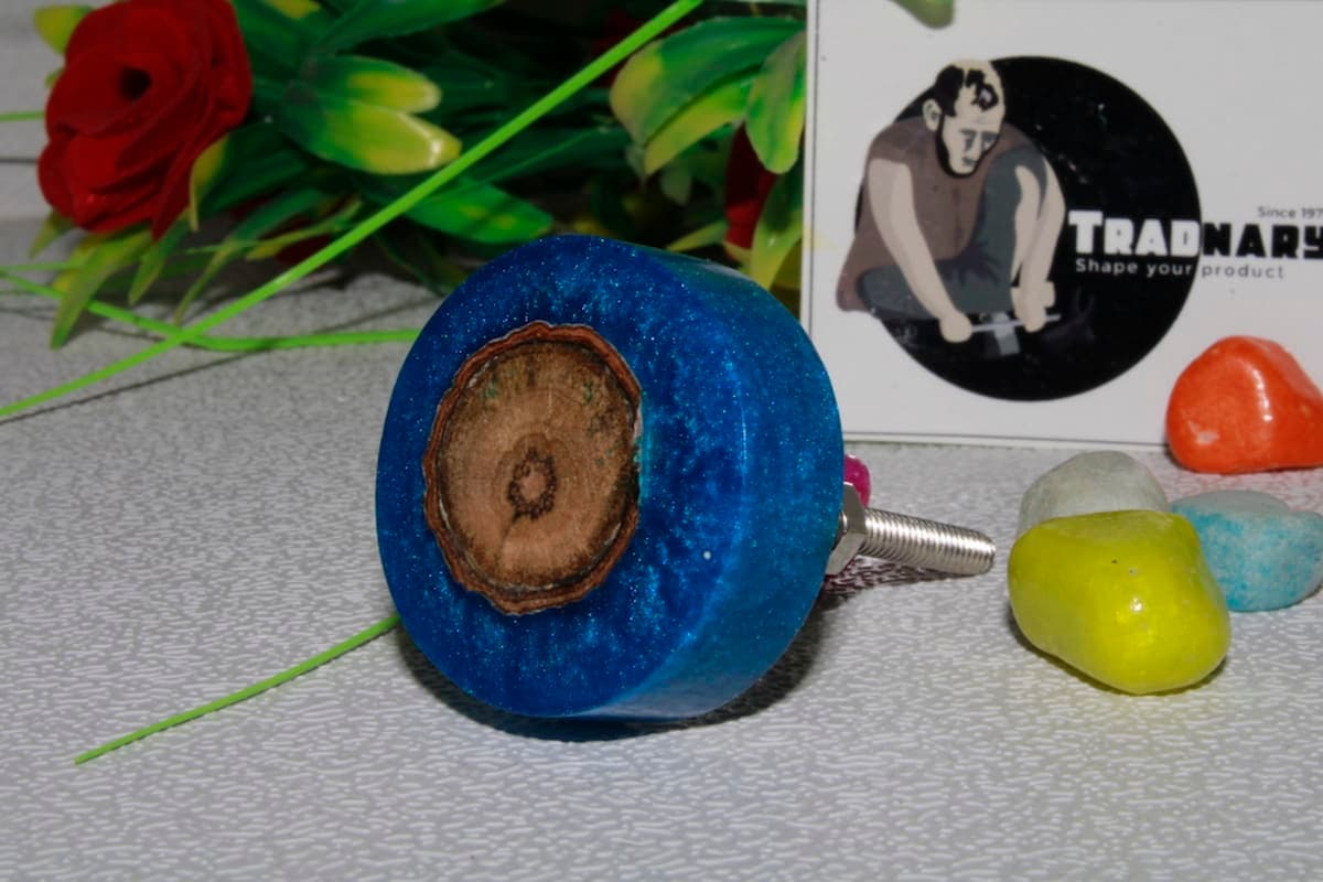 Blue Resin & wood