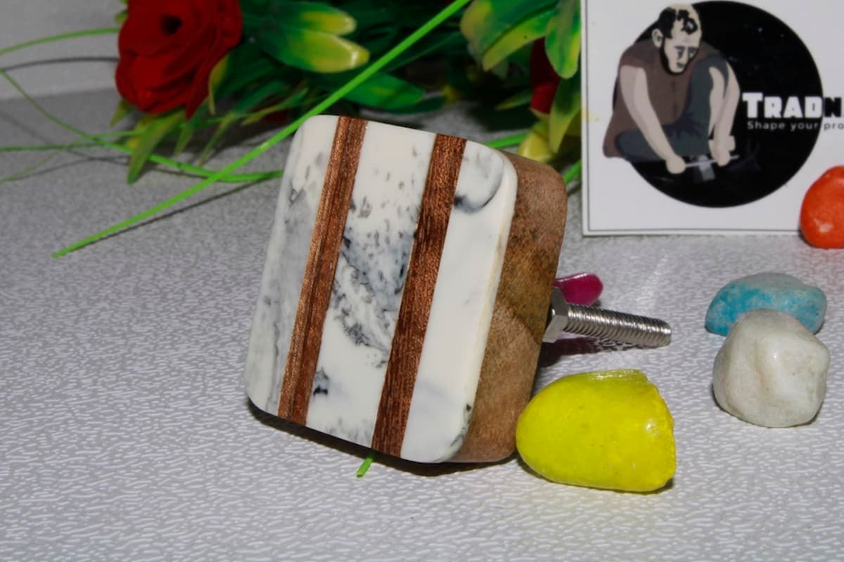 Square Wood Knob