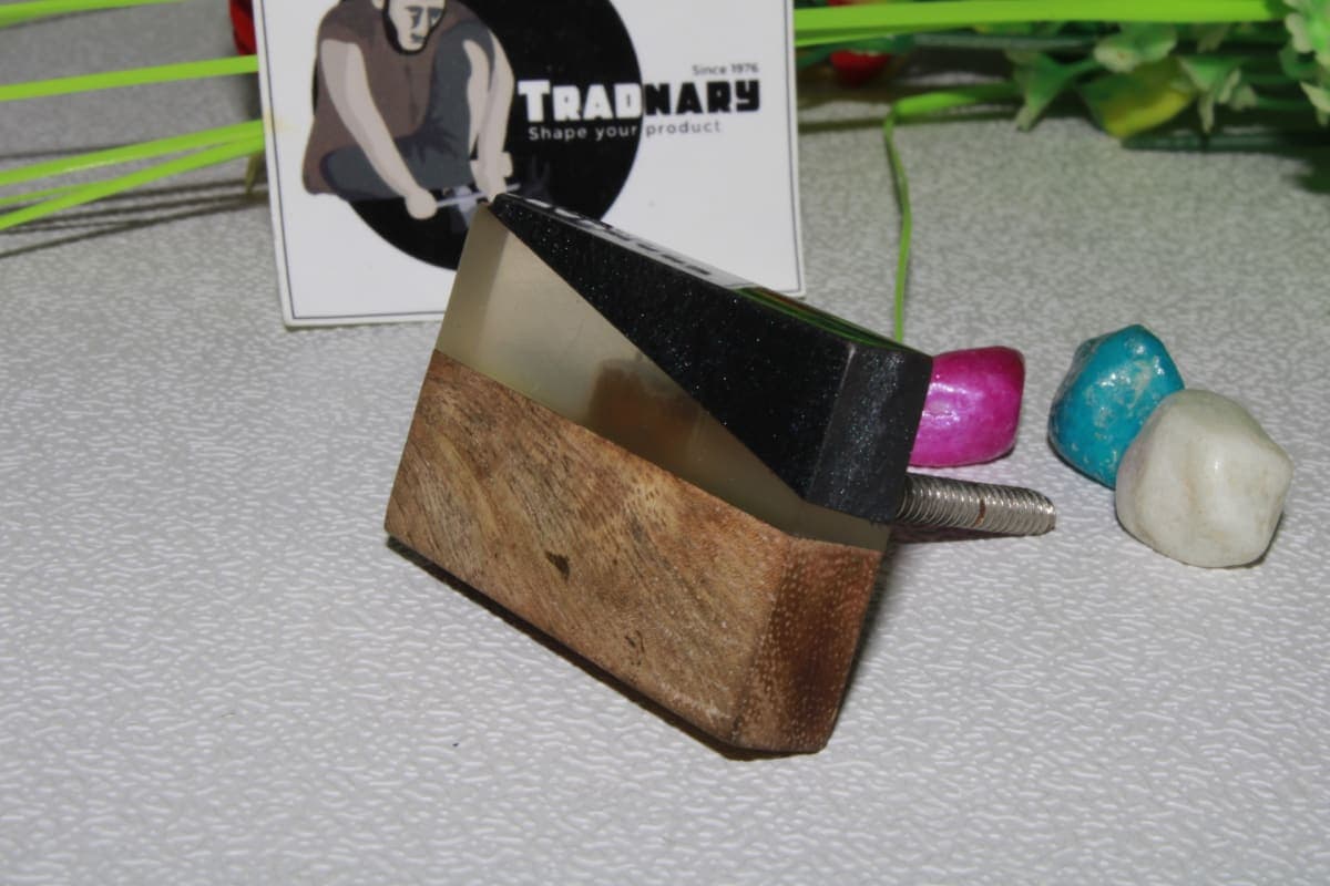 Resin Wood Rectangle Knob