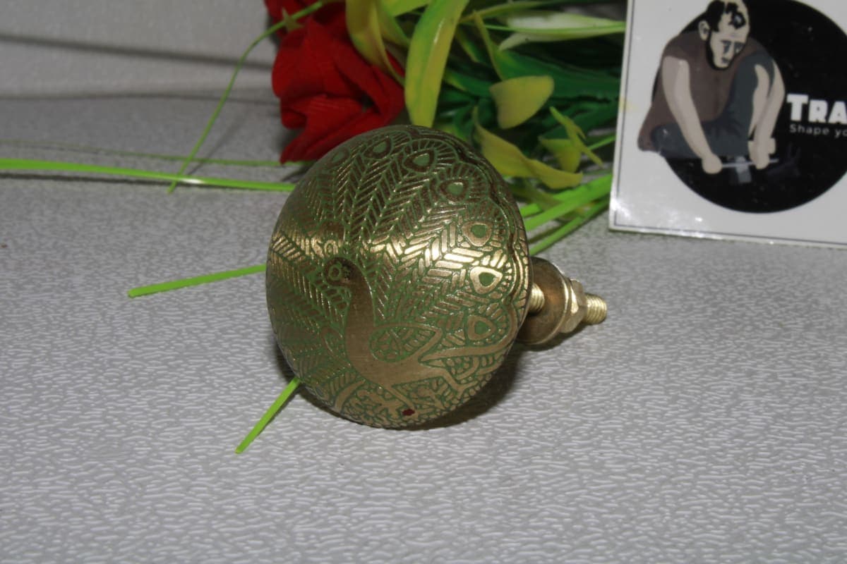 Peafowl Design Knob