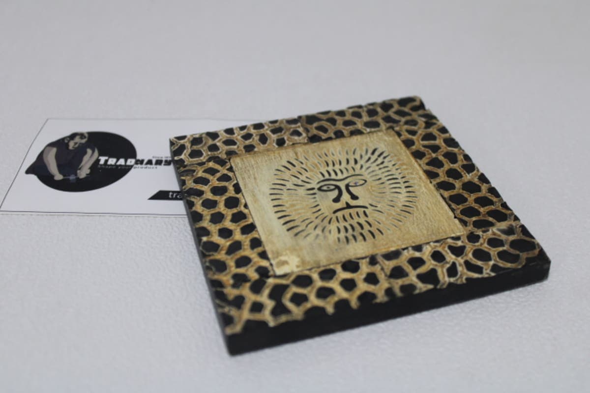 Burnt Horn Coaster 