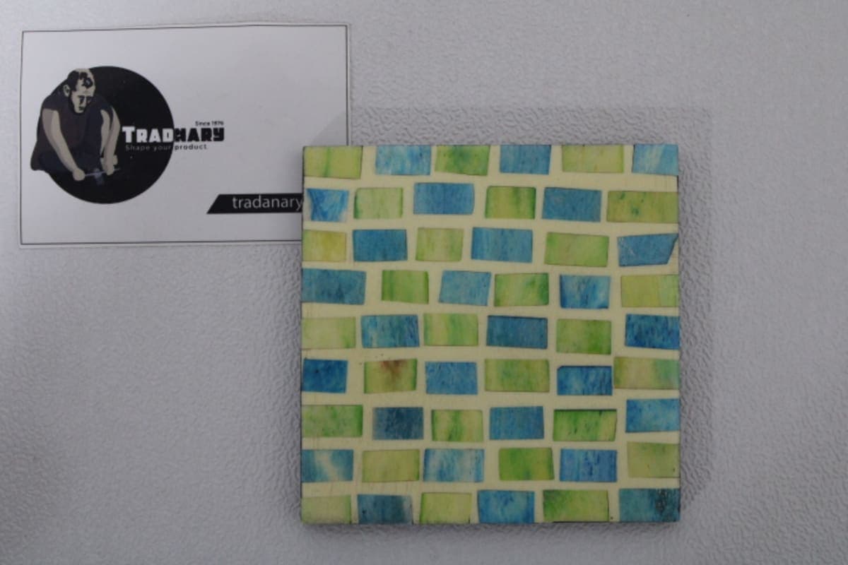 Resin Bricks Design Coaster 