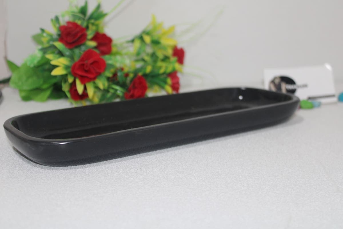 Black Resin Tray 