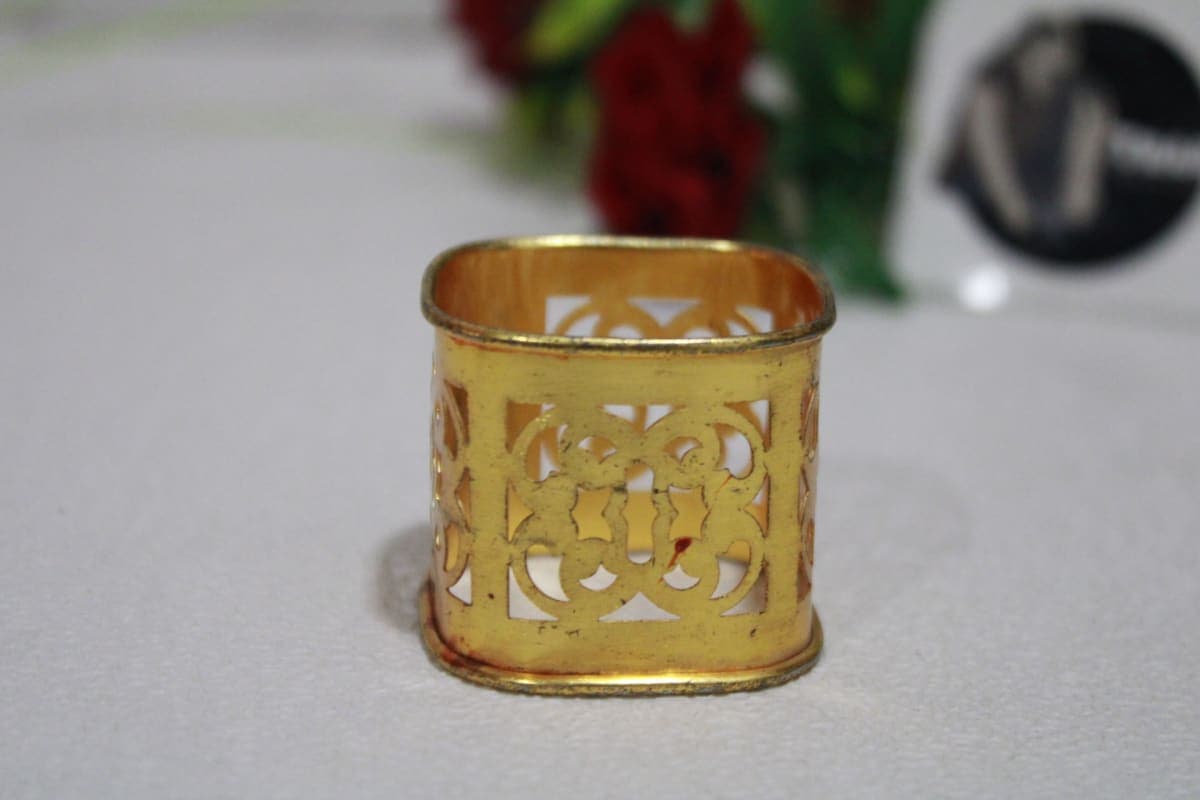 Square Brass Ring