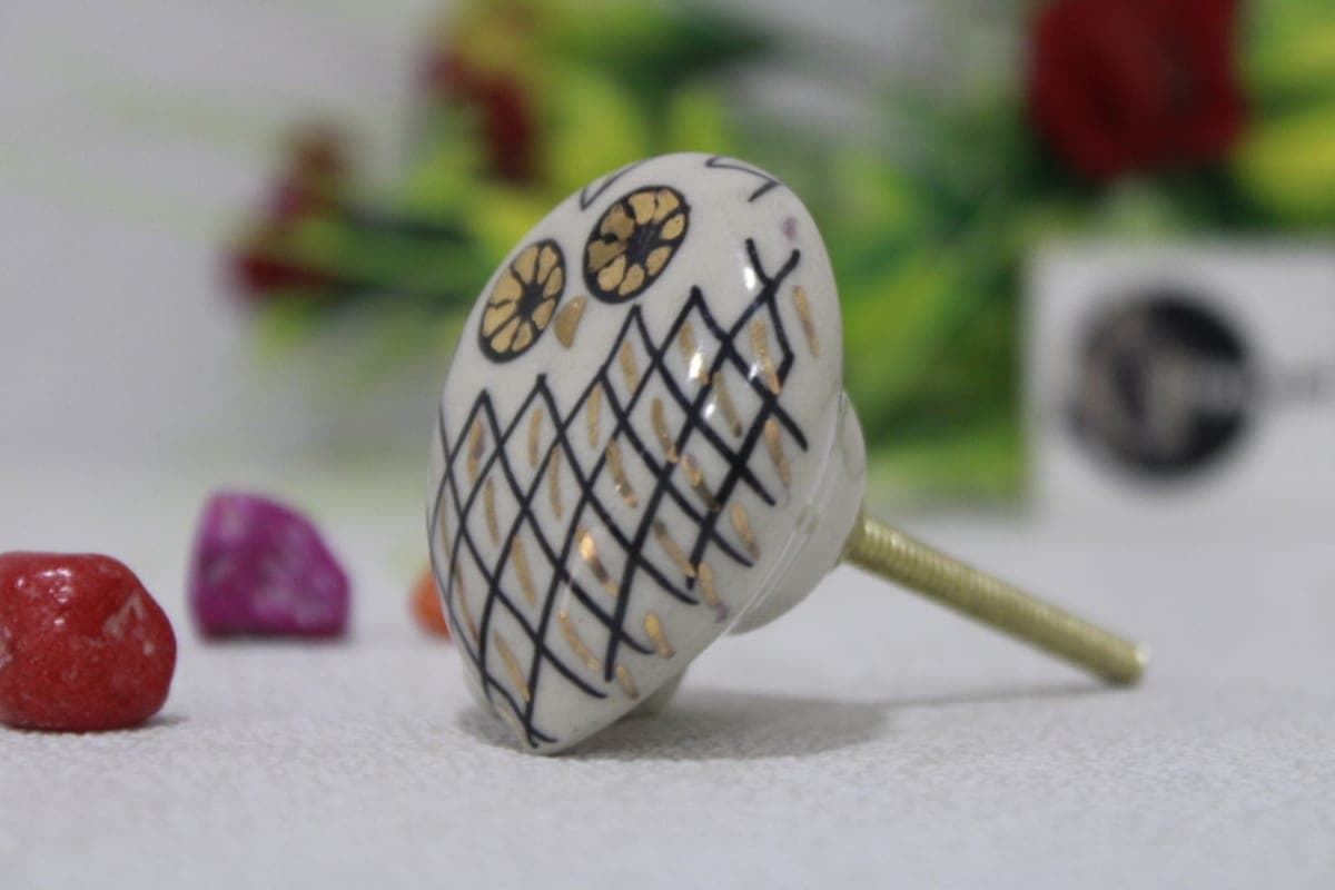 Owl Ceramic Knob