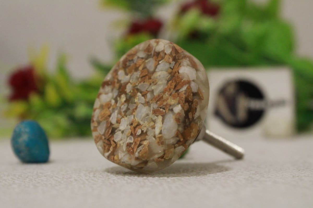 Resin & Marble Mixed Knob