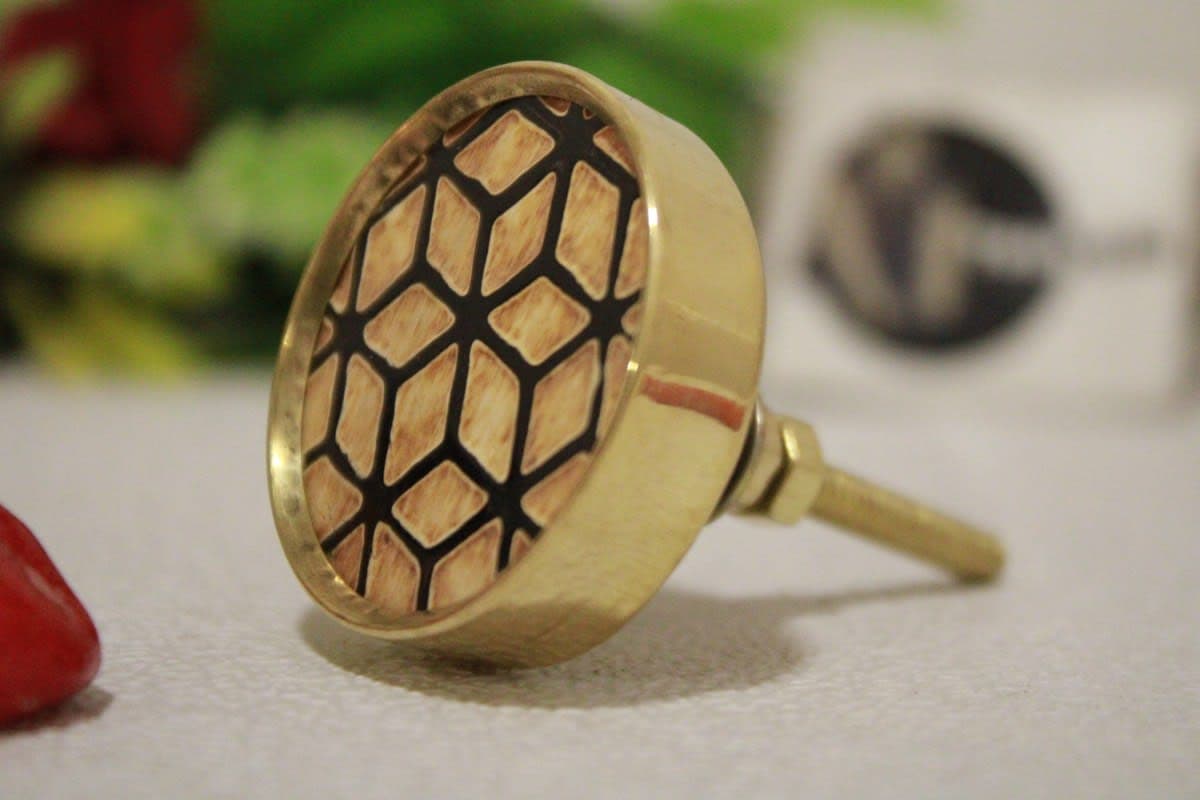 Horn Knob In 3D Pattern Design