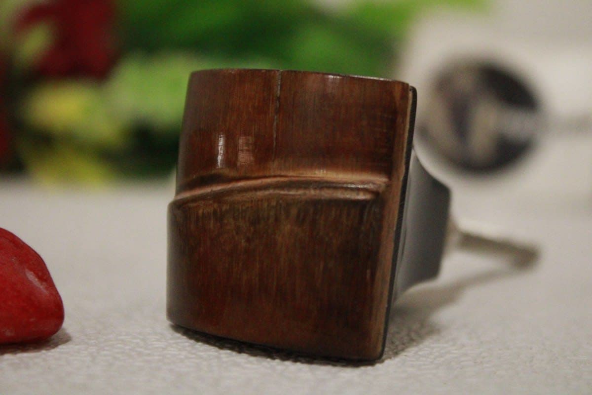 Bamboo Knob In Square Shape