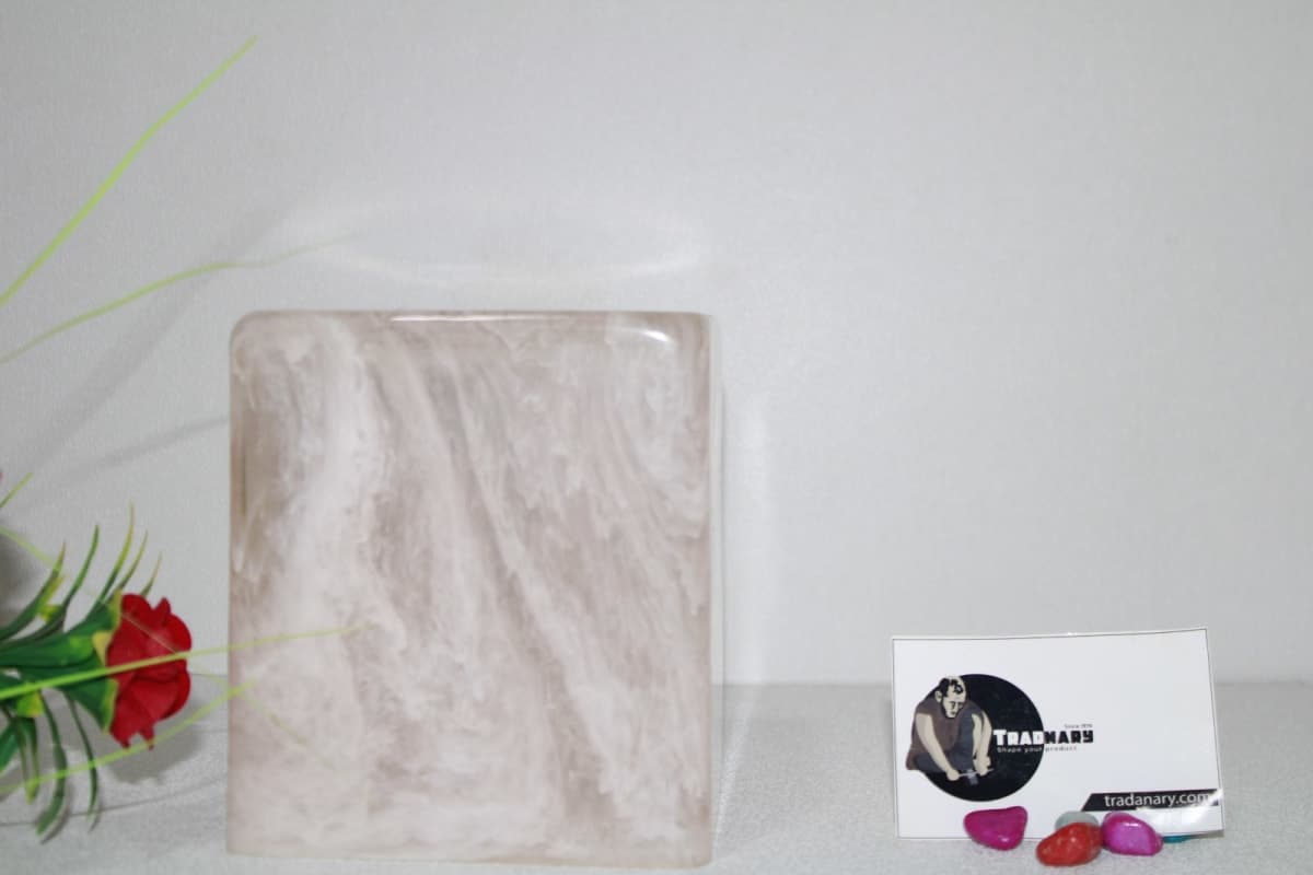 White Resin Napkin Box In Big Size