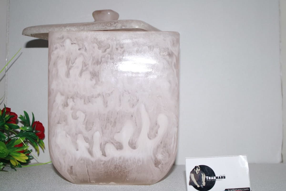 White Resin Box In Big Size Rectangular Shape