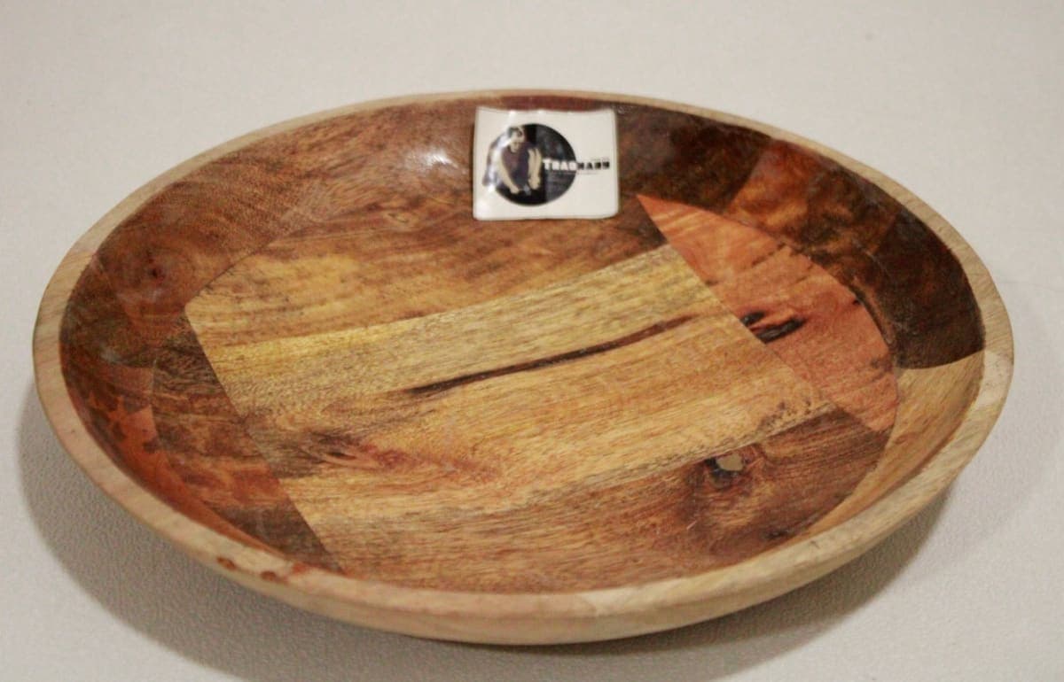 Wooden Serving Wide  Bowl