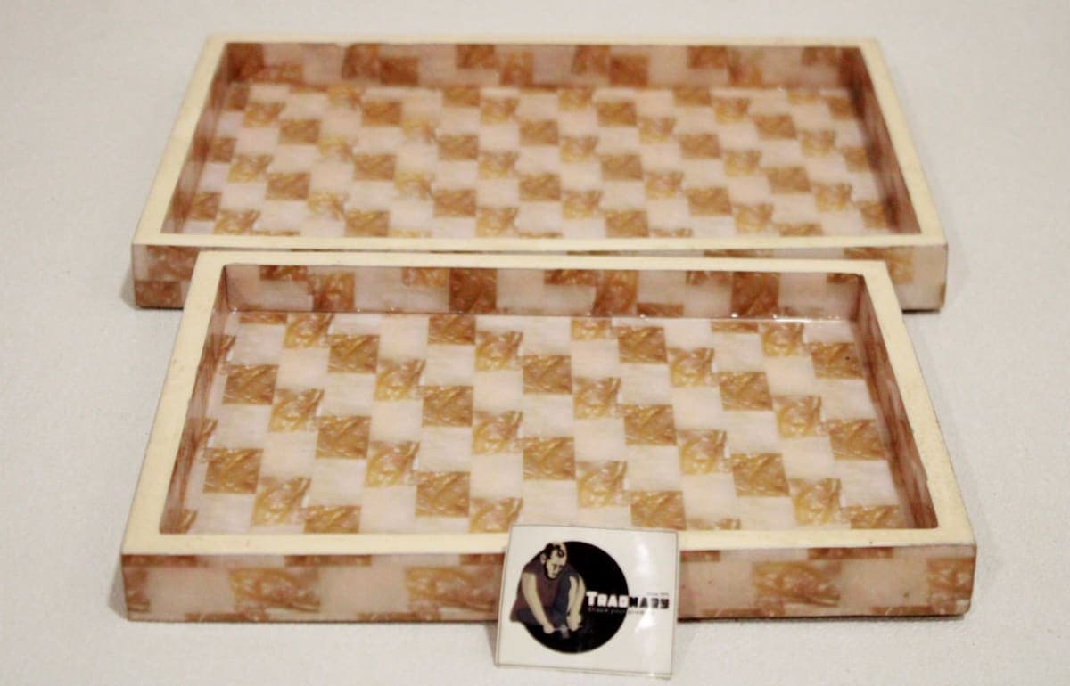 Serving Tray In Enamel Paint
