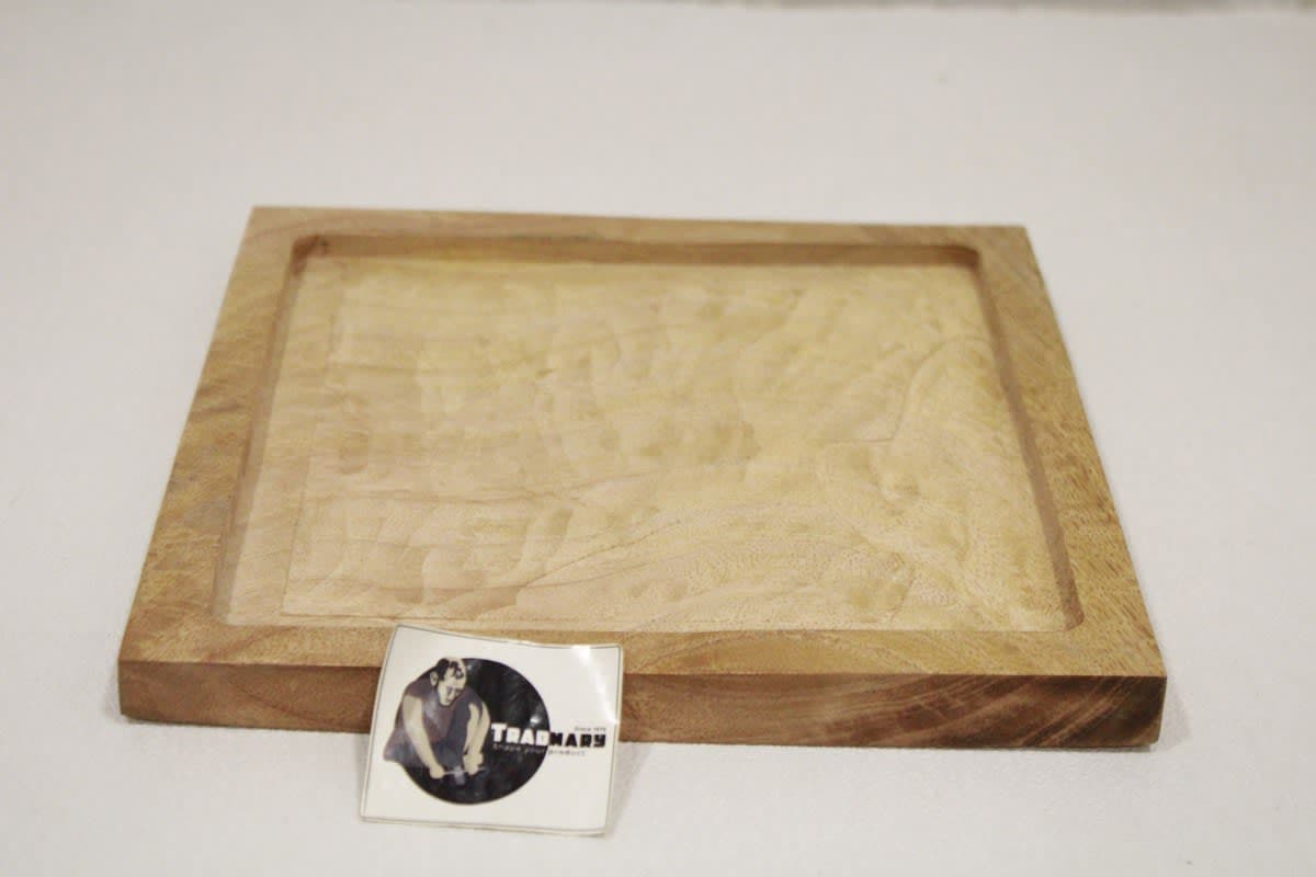 Wooden Serving Plate Set In Square Shape