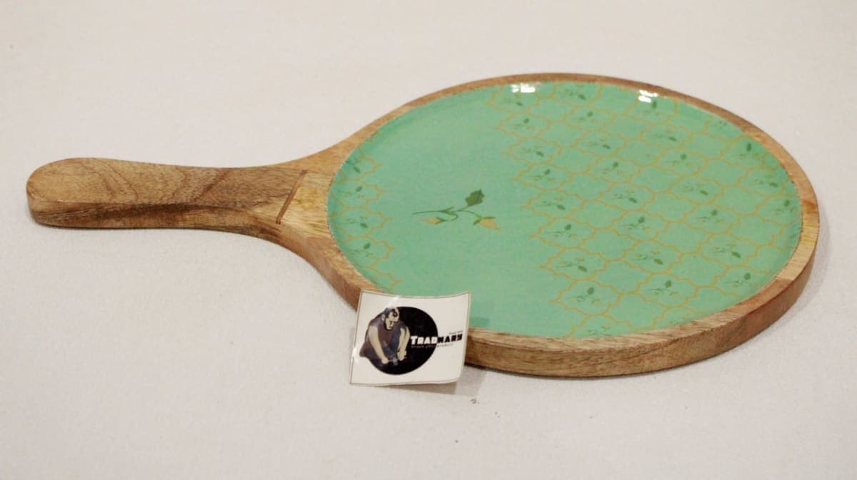 Round Wooden Pizza server