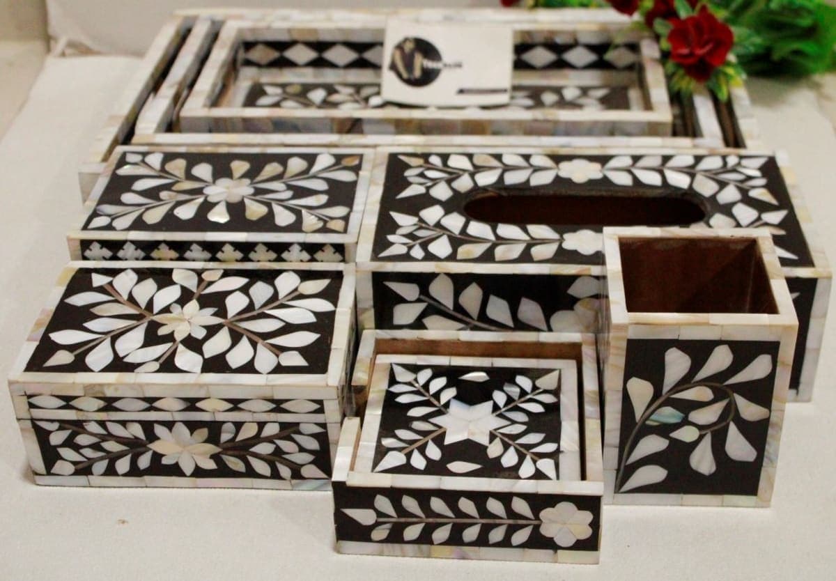 Mother Of Pearl Inlay Set 