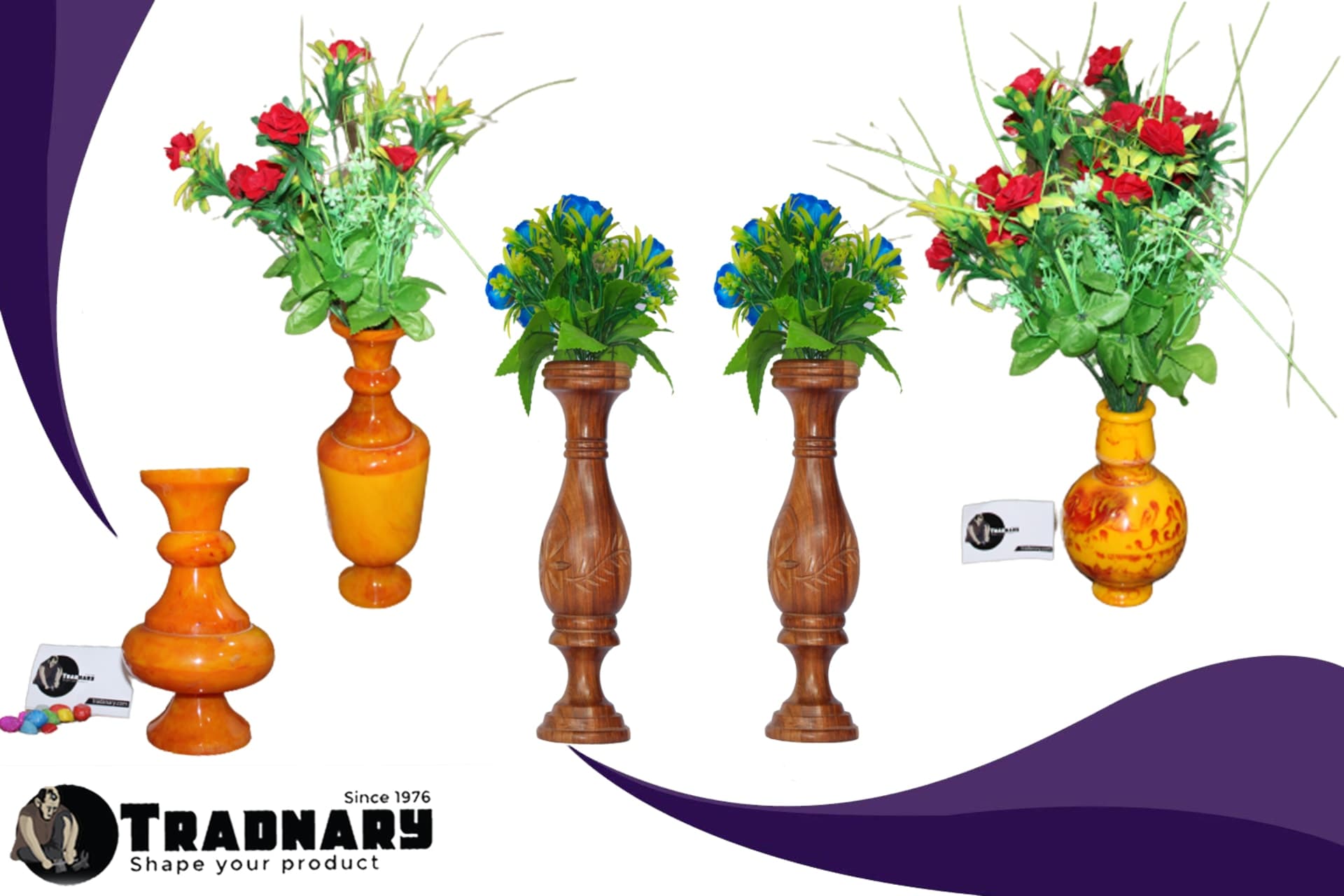 Resin Flower Pot 