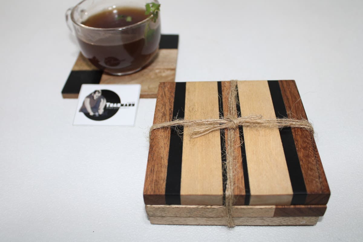 Wood and Resin Coasters