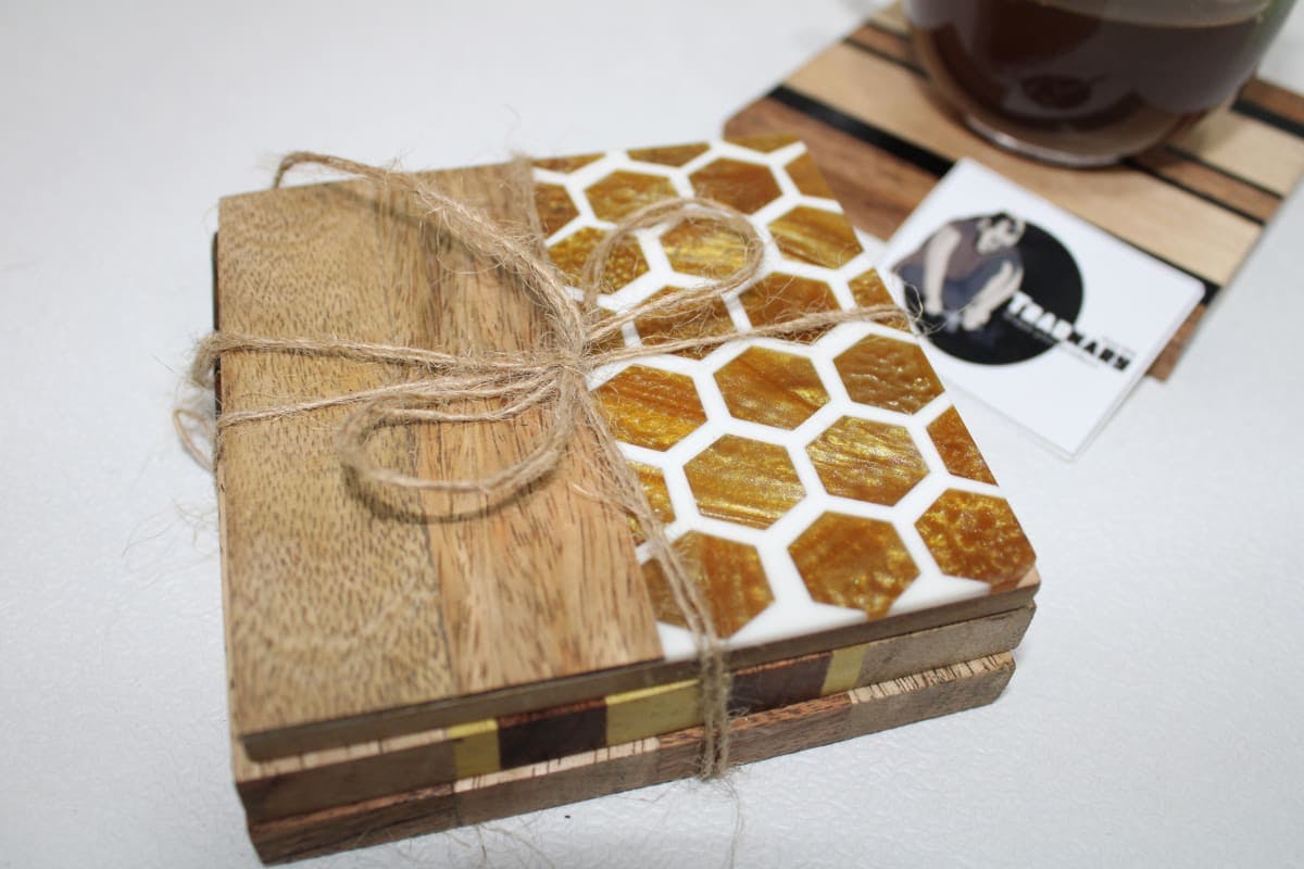 Wood and Resin  Coasters