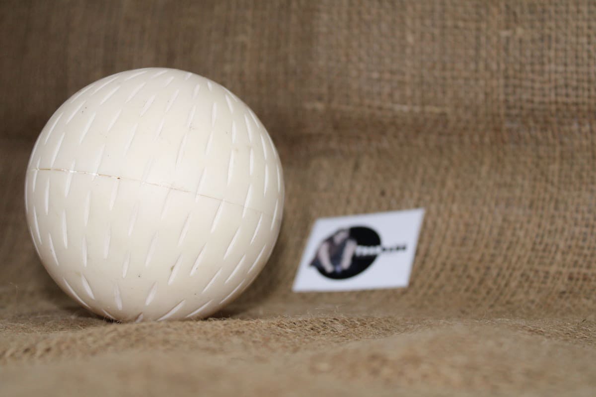 White Resin Carving Ball