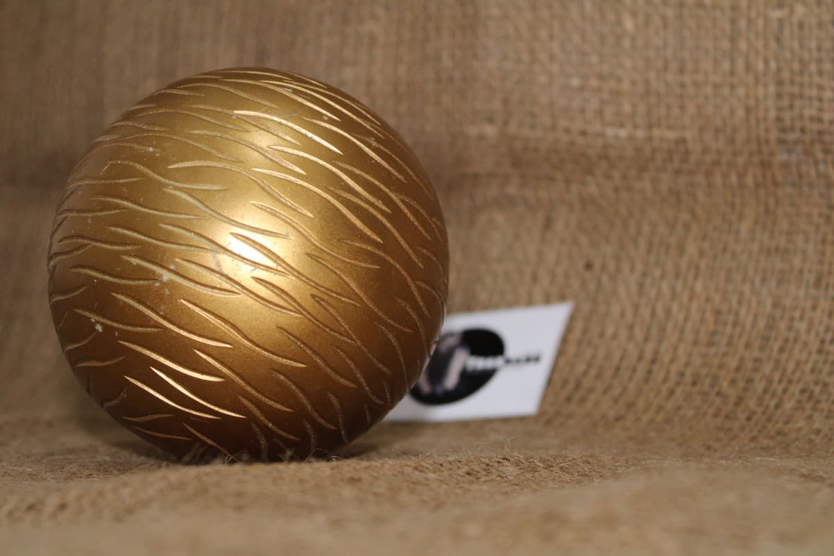 Golden Resin Carving Ball