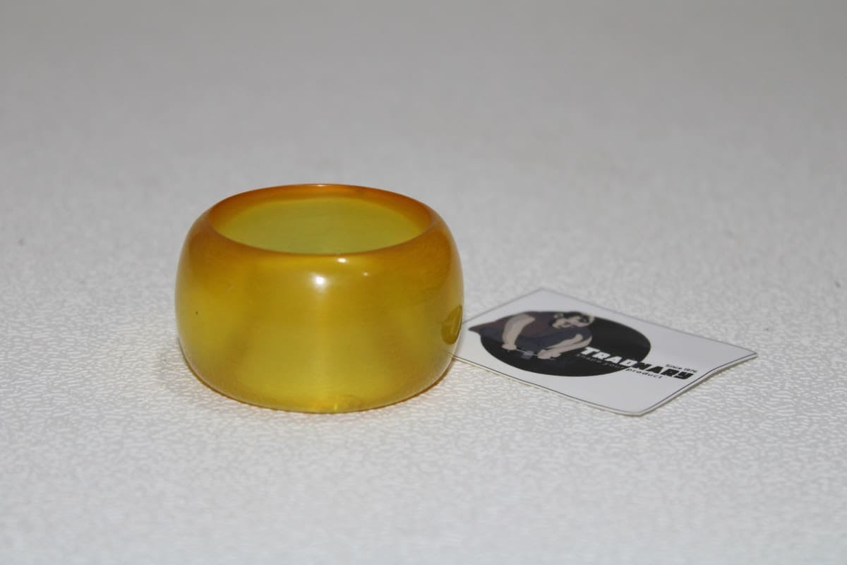 Yellow Resin Napkin Ring