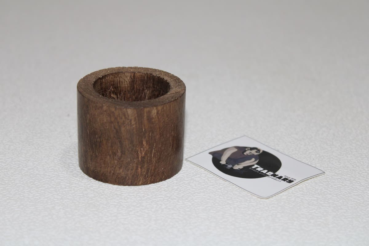 Dark Brown Wood Napkin Ring