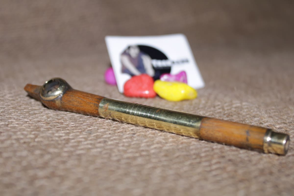 Joint Brass Smoking Pipe 