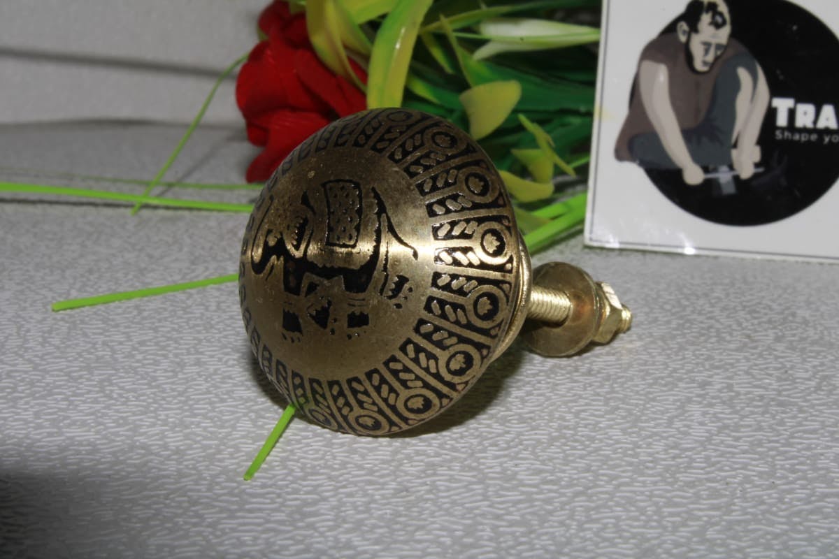Elephant Brass knob