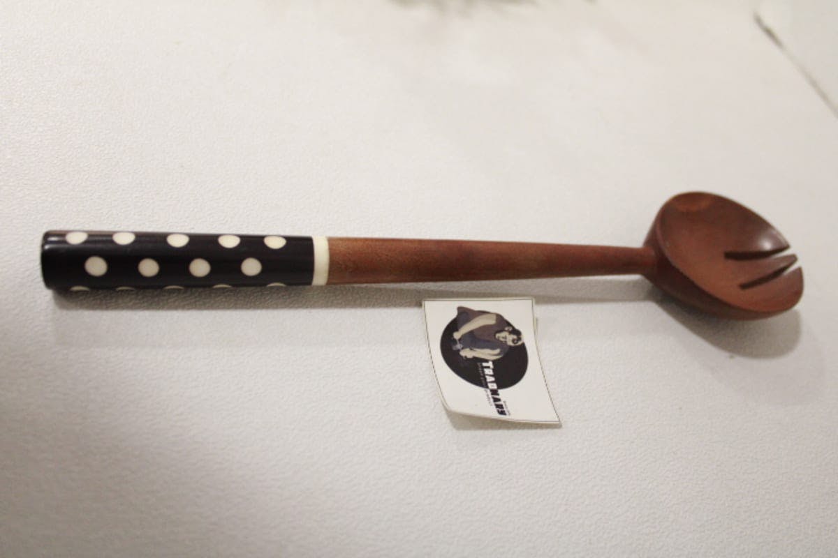 Fork Wooden Spoon in Resin Handle