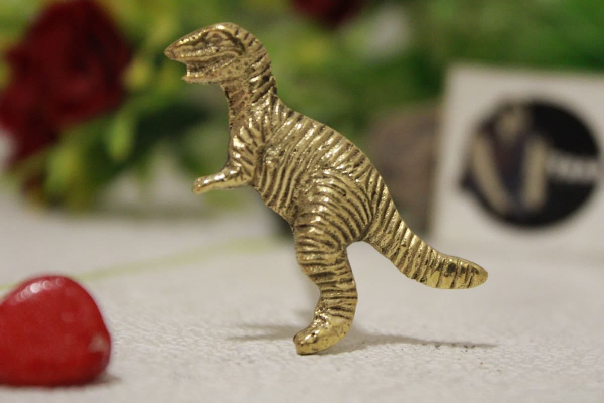 Brass Knob In Dinosaur Shape 