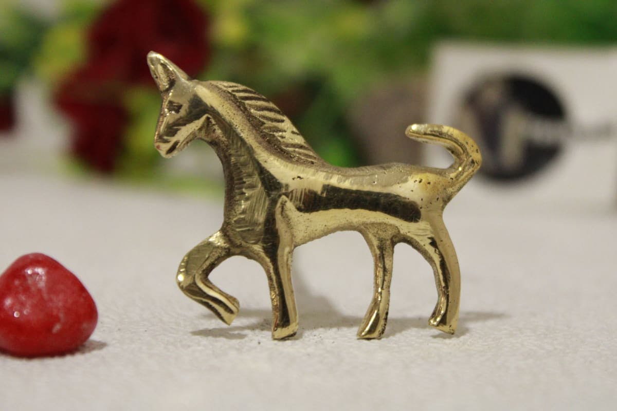 Brass Knob In Horse Shape